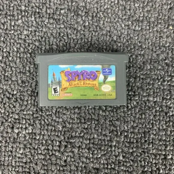 Game Boy Advance Spyro: Attack of the Rhynocs Nintendo GBA Tested Works - Picture 1 of 3
